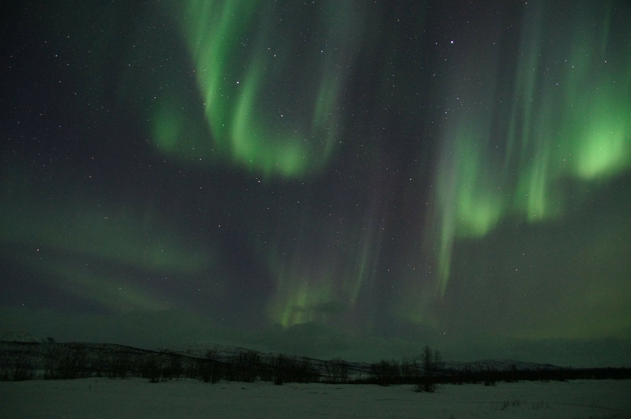Auroras boreales en Laponia
